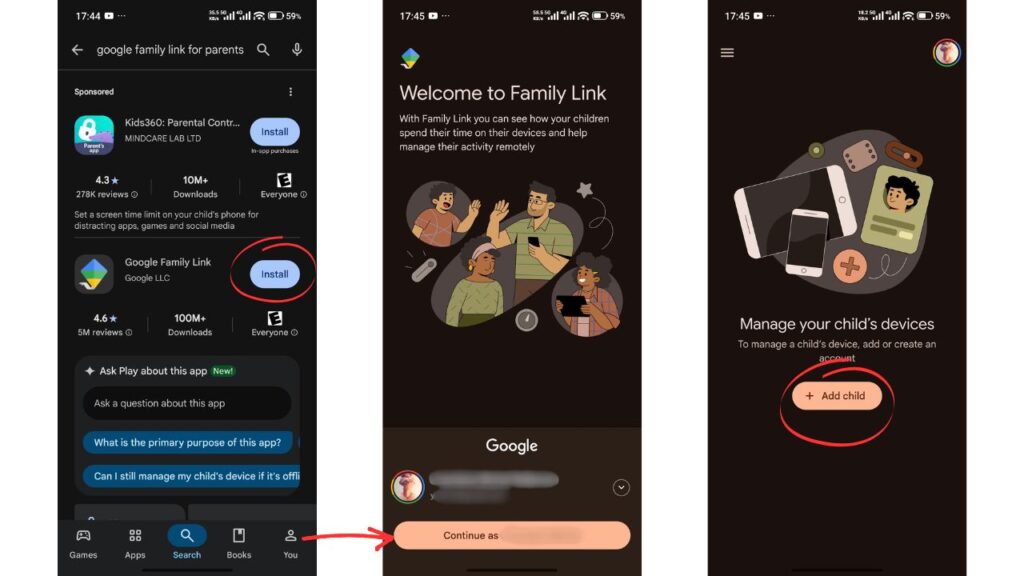 Google-Family-Link-téléchargement