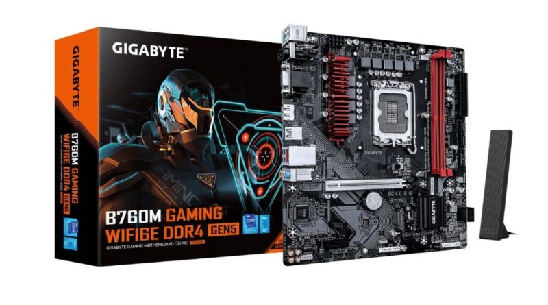 GIGABYTE B760M GAMING WIFI6E DDR4 GEN5